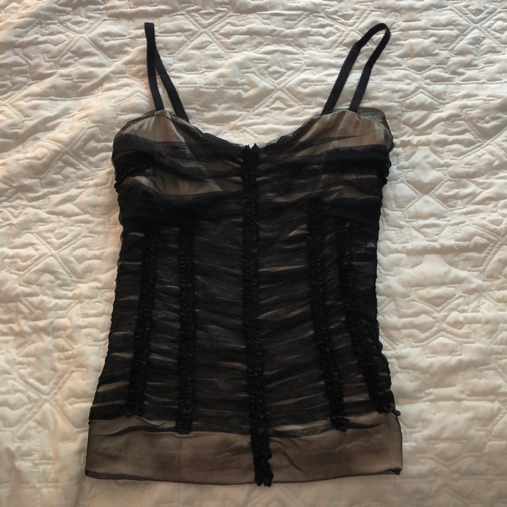 Boston Proper Sleeveless Lace Top